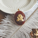 The Scarlet Zenith Rose Pendant