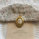 The Ivory Portrait Locket Pendant