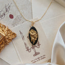 The Noir Poppy Pendant
