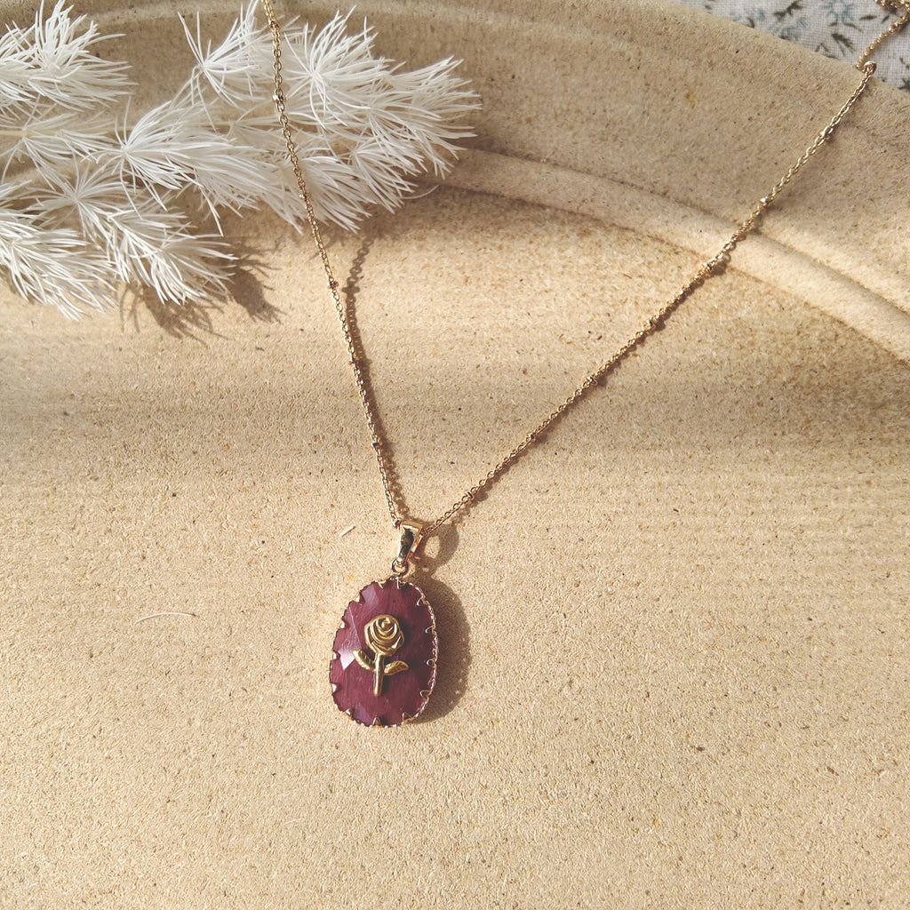 The Strawberry Rose Pendant