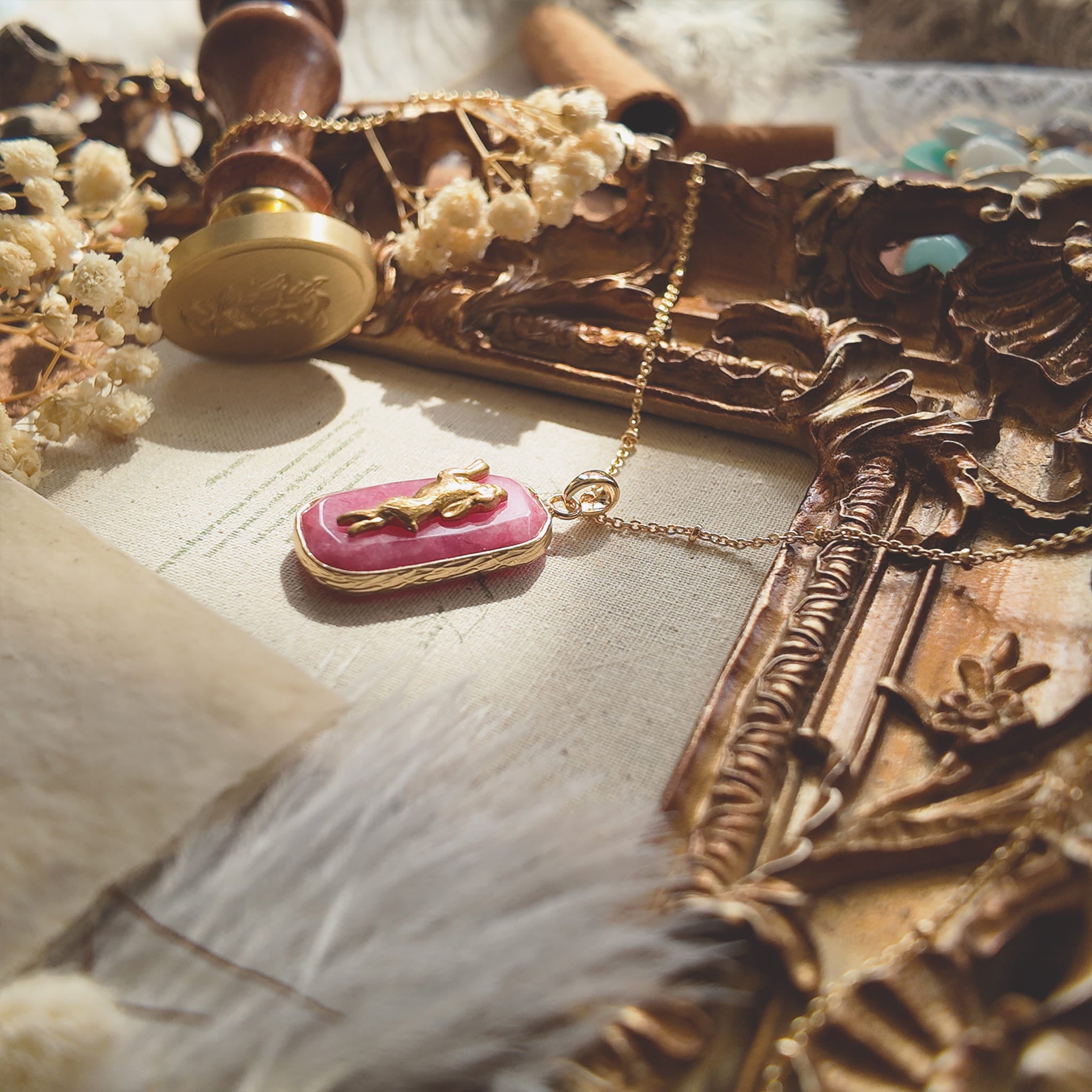 The Magenta Leap Pendant