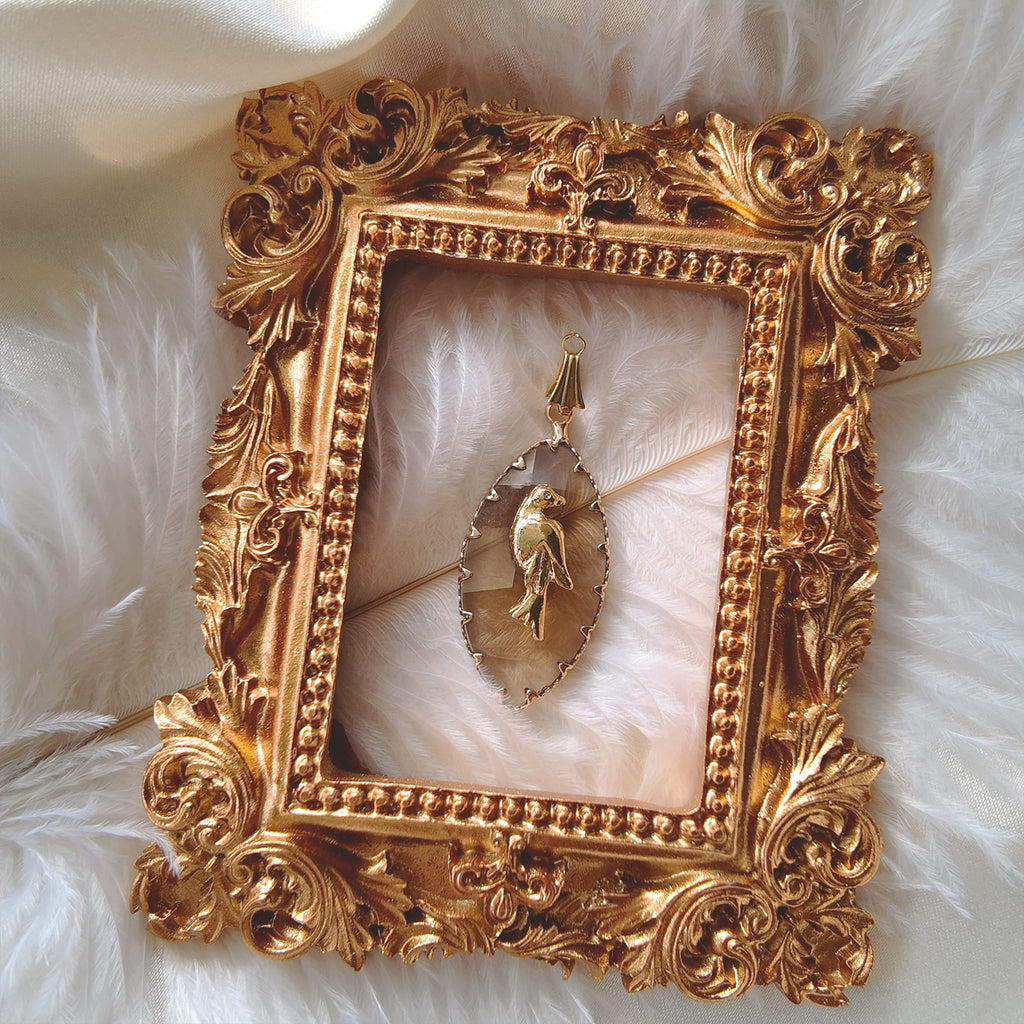 The Gilded Canary Pendant