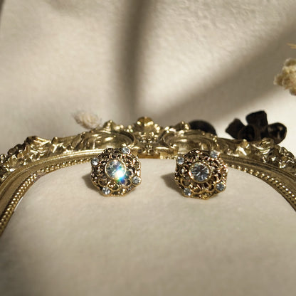 1928 Jewelry Governess's Filigree Studs