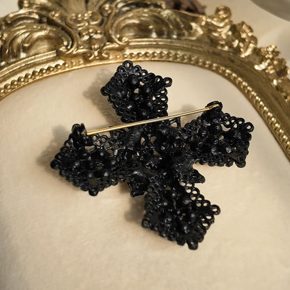 M.Jent "The Vampire's Crest" Cross Brooch