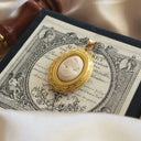The Ivory Portrait Locket Pendant