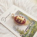 The Crimson Keepsake Teddy Pendant