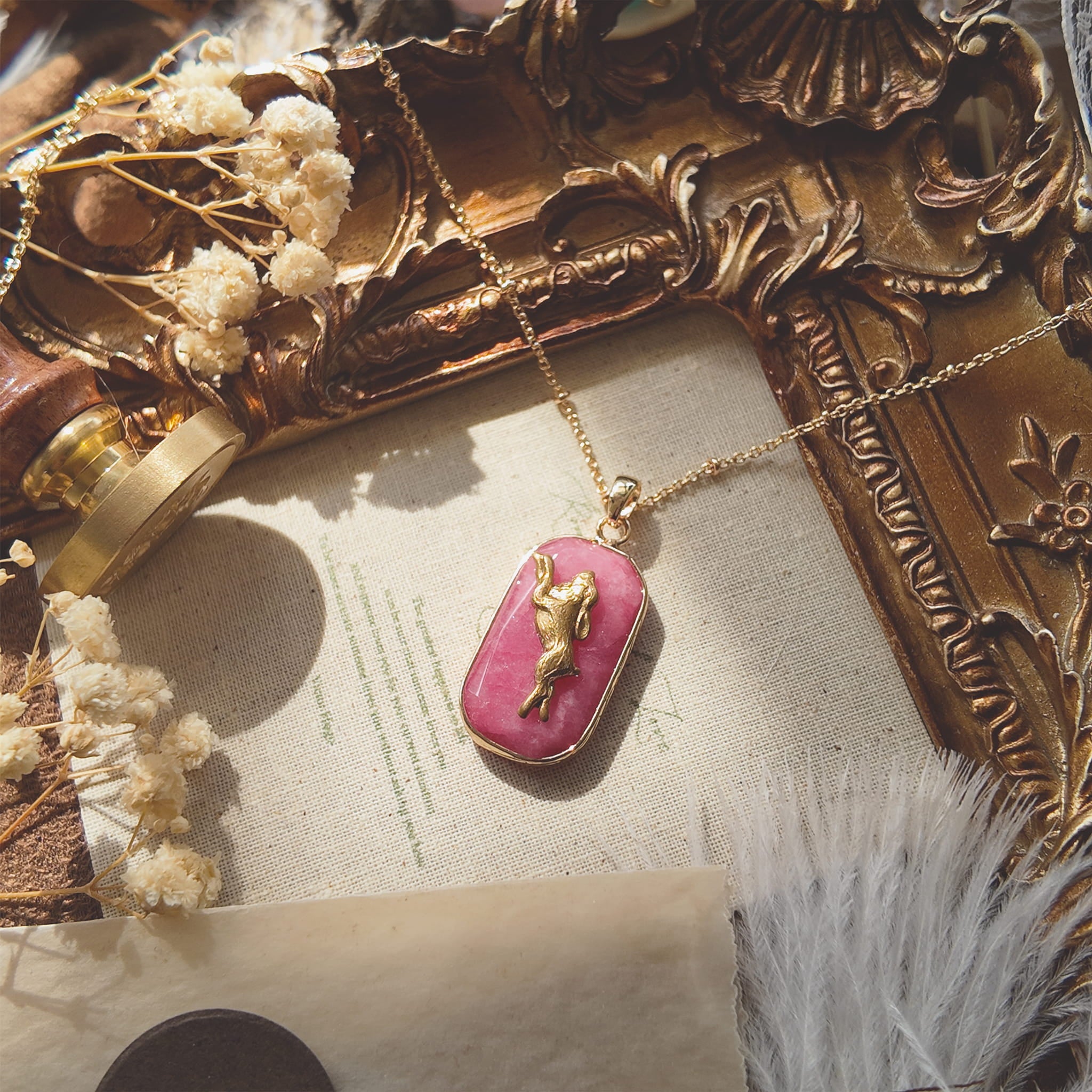 The Magenta Leap Pendant
