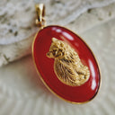 The Summer Solstice Persian Cat Pendant