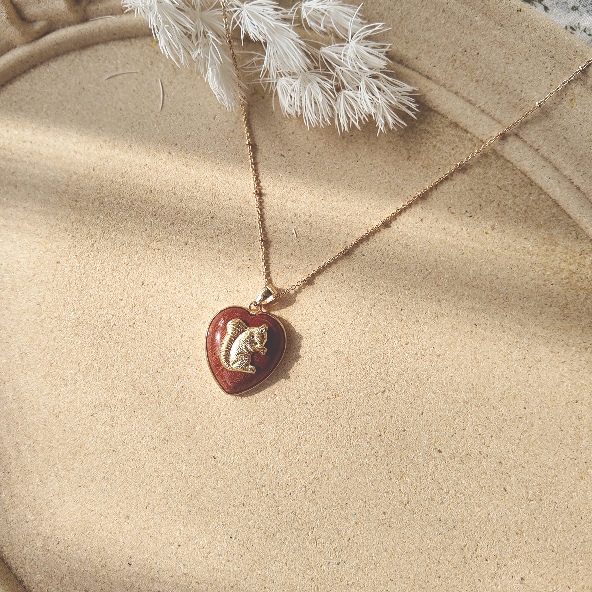 The Autumn Squirrel Pendant