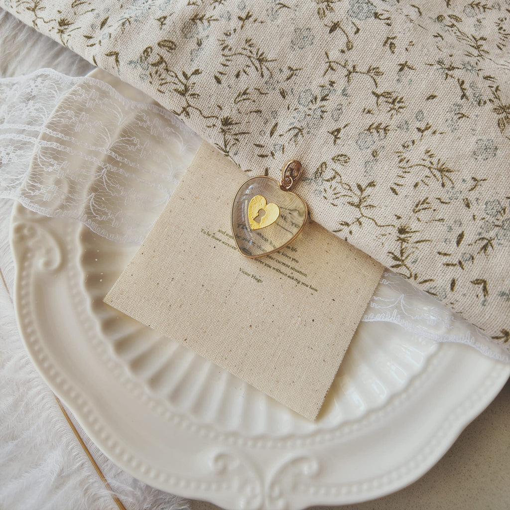 The Secret Heart Lock Pendant