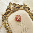 The Crimson Bloom Heart Pendant