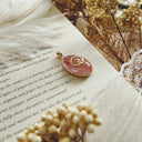 The Devoted Embrace Watermelon Stone Pendant