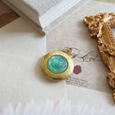 The Emerald Reverie Locket Pendant