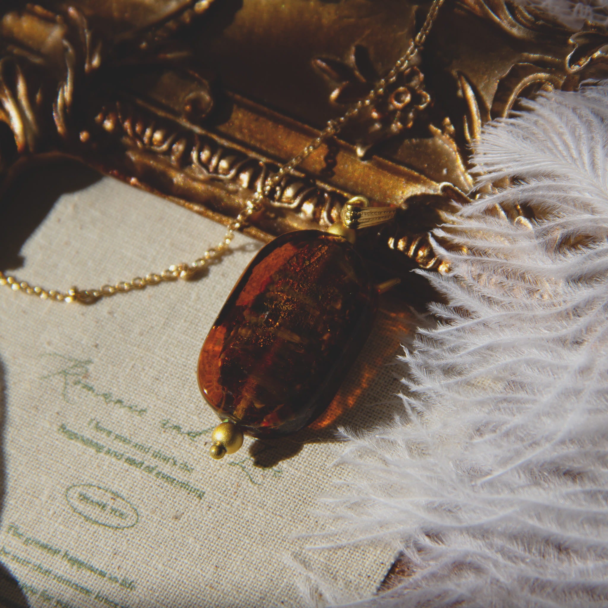 The Amber Tide Pendant