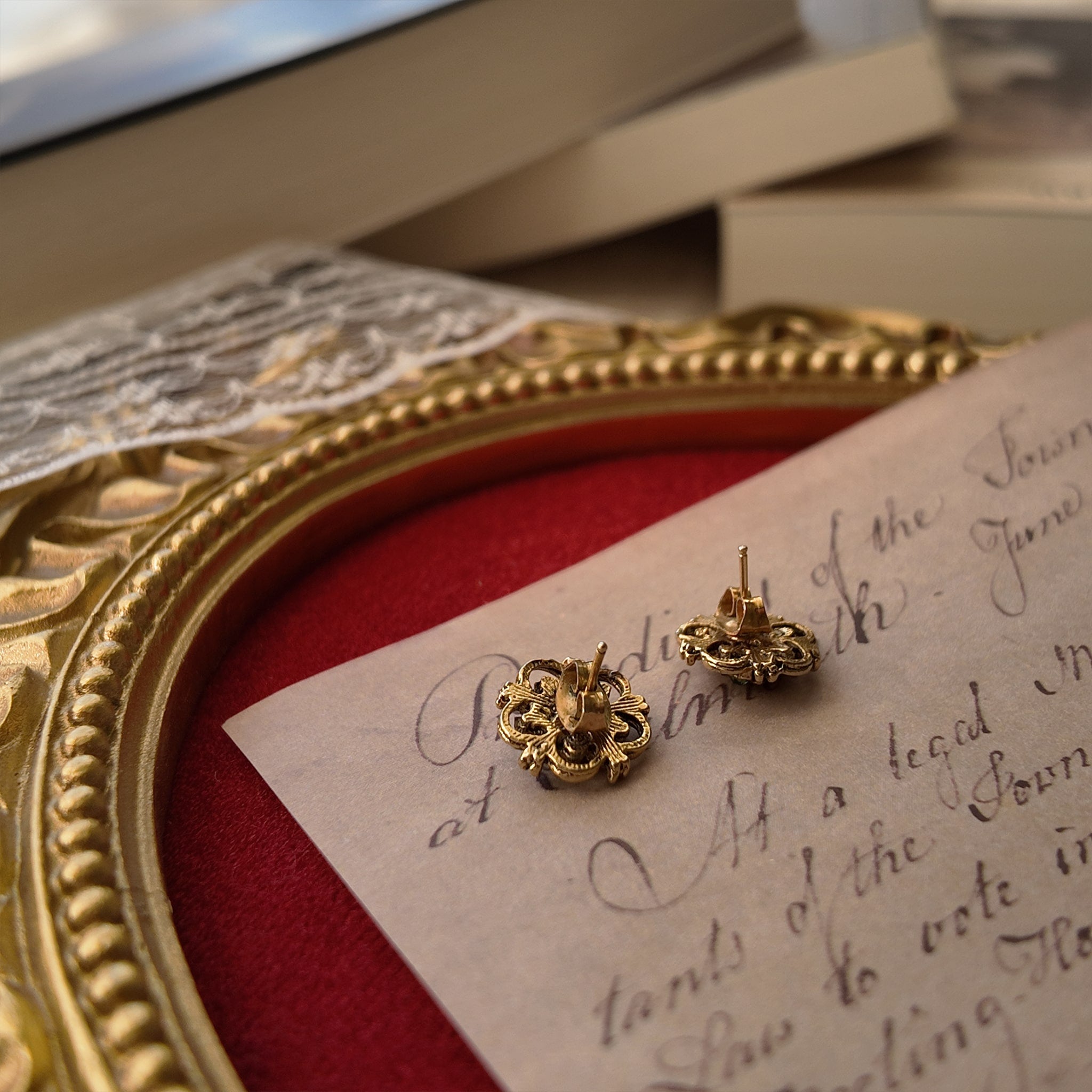 Scullery Maid's Locket Studs