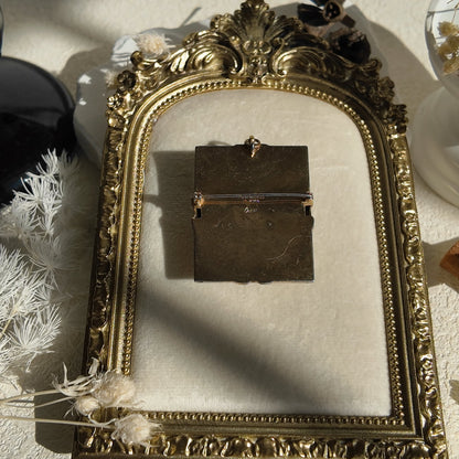 Coro Patented "Hearthside" Cameo Brooch