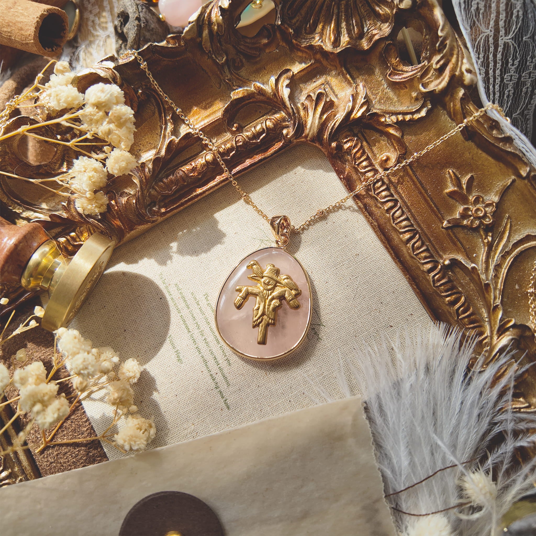 The Happy Scarecrow Pendant