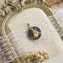 The Starlit Perch Lapis Pendant