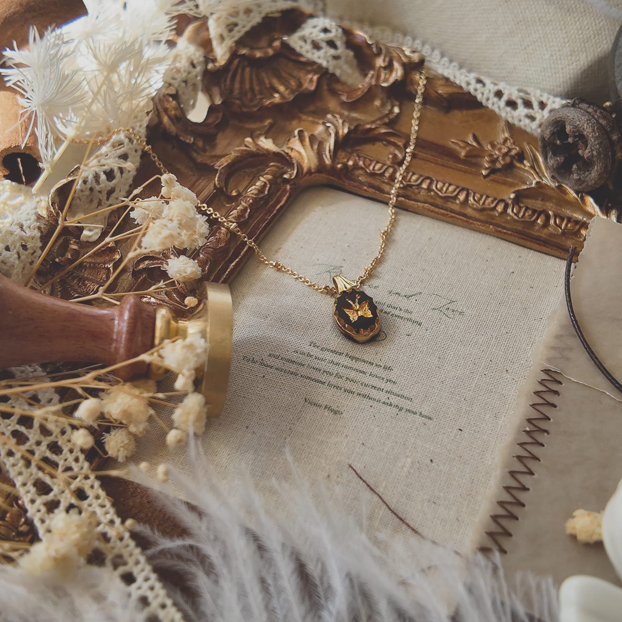 The Gilded Night Pendant