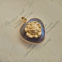 The Unexpected Bloom Amethyst Heart Pendant