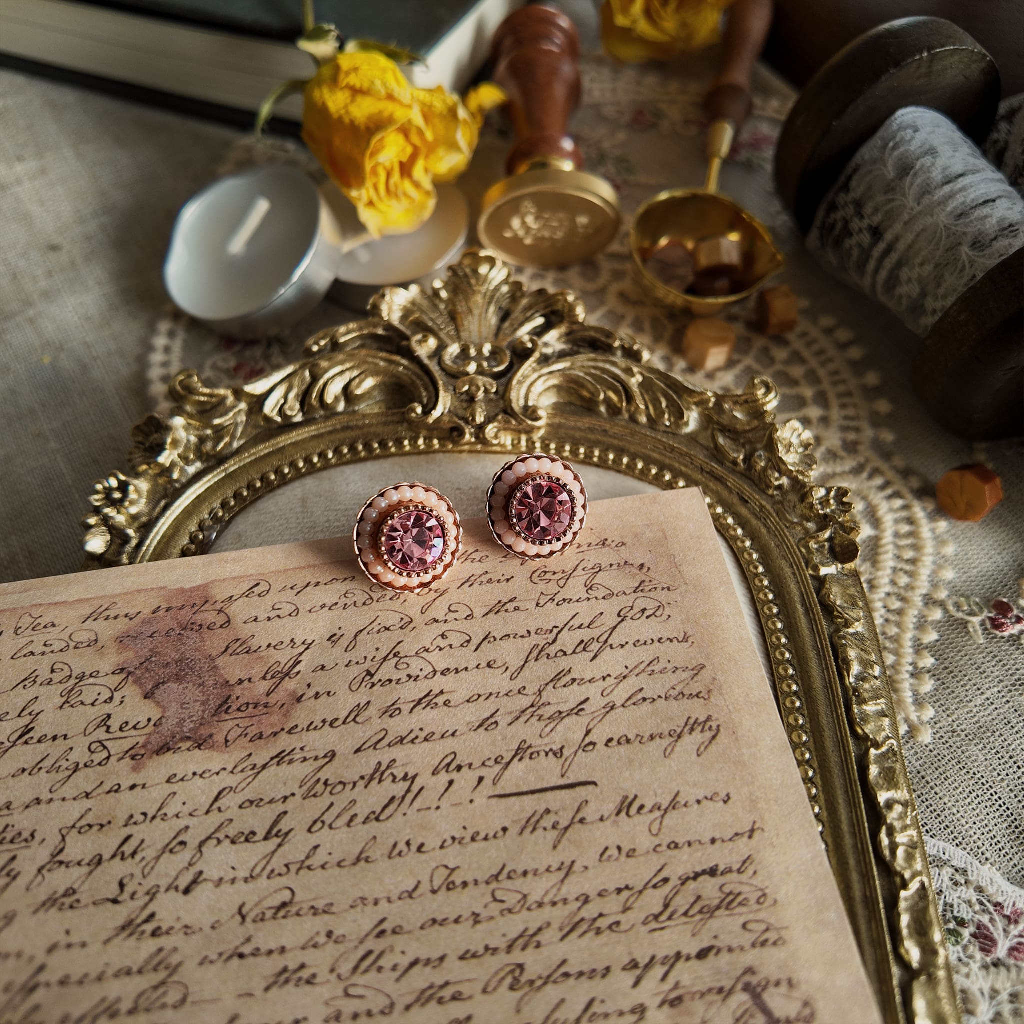 Cherry Bakewell Studs