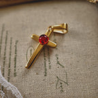 The Crimson Cross Pendant