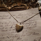 Secret Garden Locket Heart Pendant