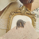 "The Whimsical Willow Cat" Brooch