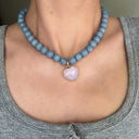 The Celestine Heart Necklace