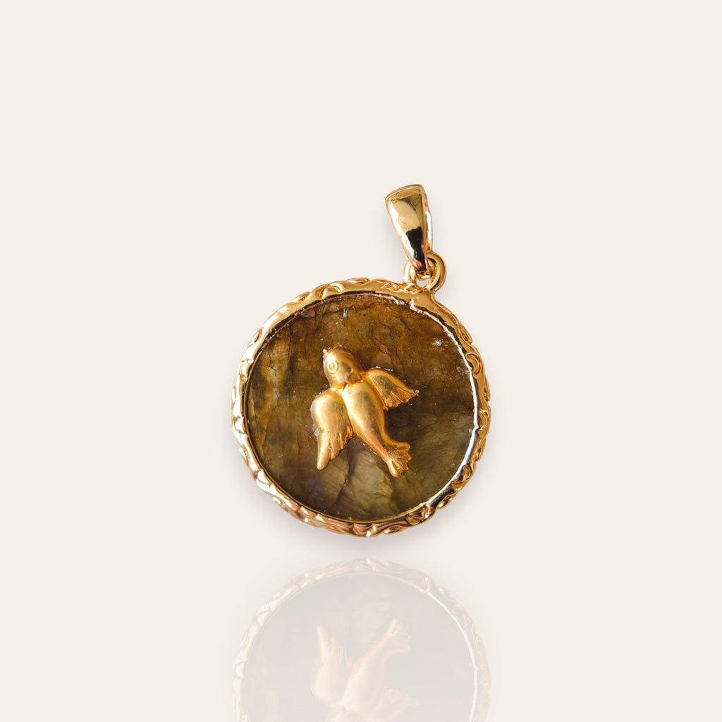 The Sepia Skylark Pendant