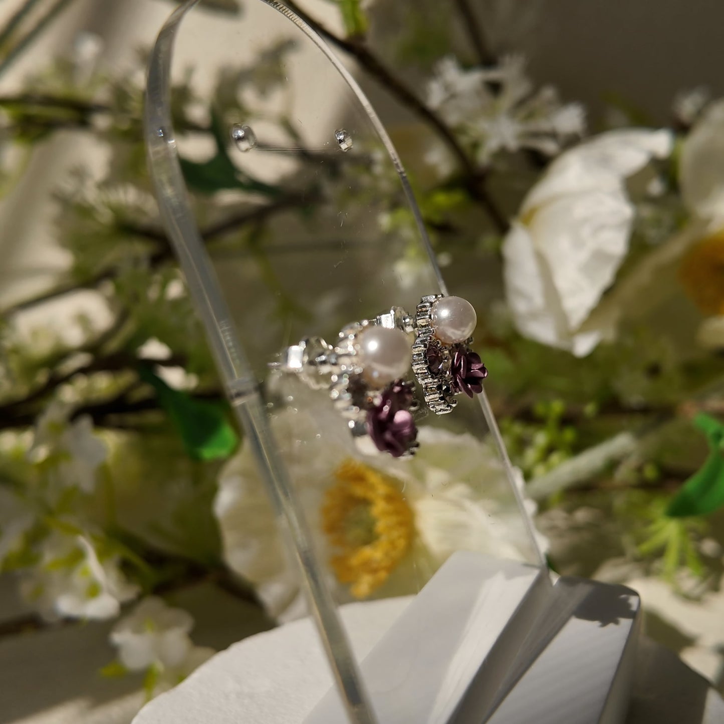 The Winter Rose Studs