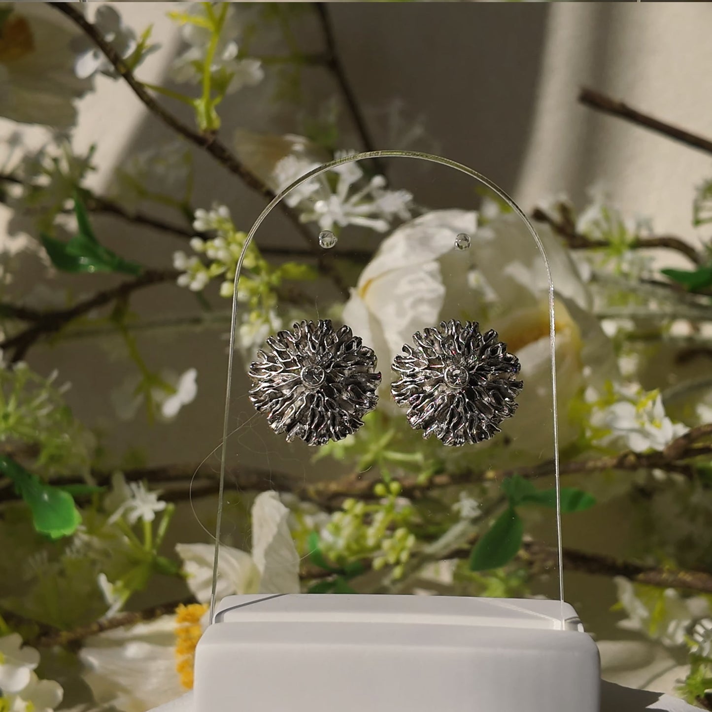 "Until the Seas Run Dry" Silver Studs