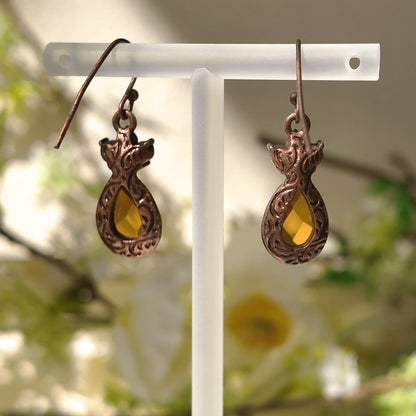 1928 Jewelry Autumn in the Park Dangles