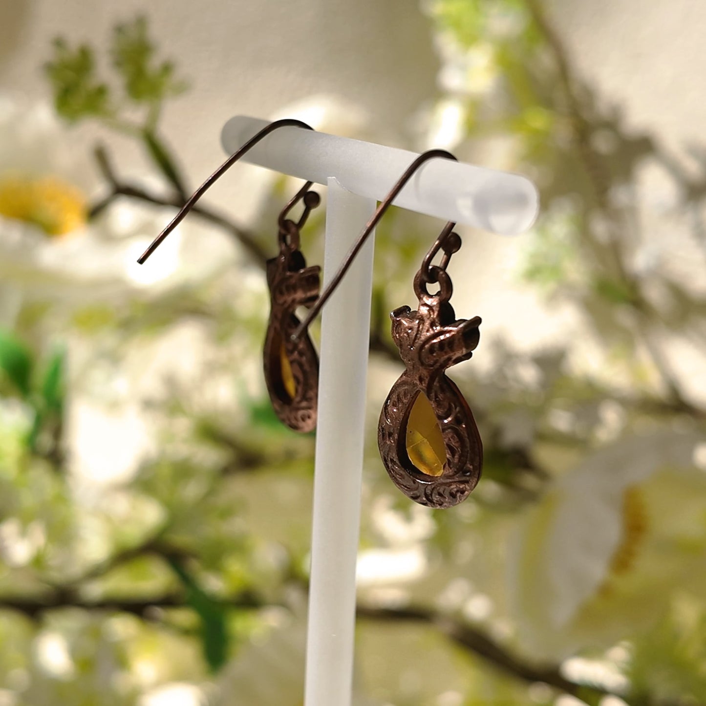 1928 Jewelry Autumn in the Park Dangles