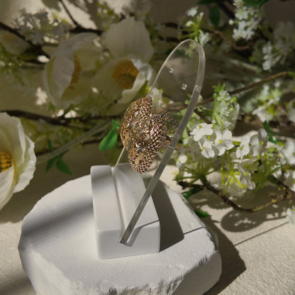 1928 Jewelry Maiden's Shield Studs