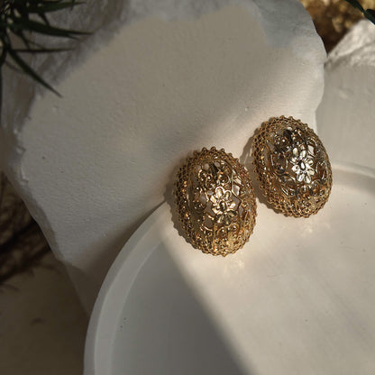 1928 Jewelry Maiden's Shield Studs