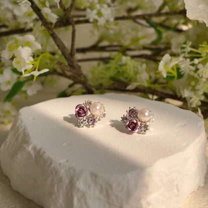 The Winter Rose Studs