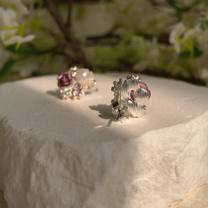 The Winter Rose Studs