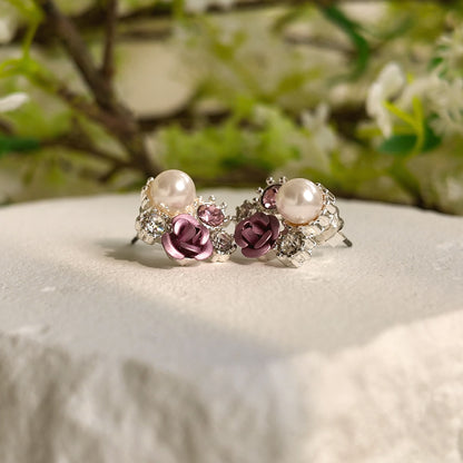 The Winter Rose Studs