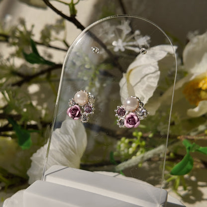The Winter Rose Studs