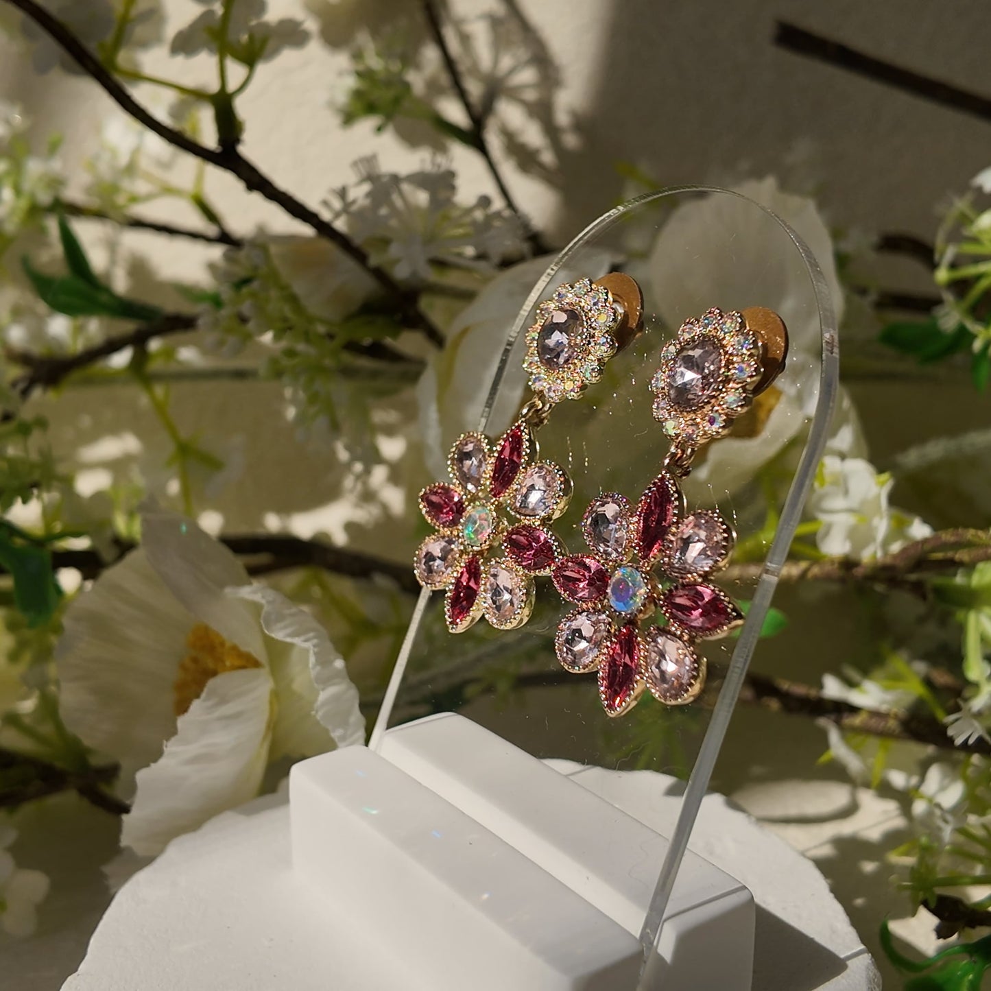 Monet Garden Queen's Floral Dangles