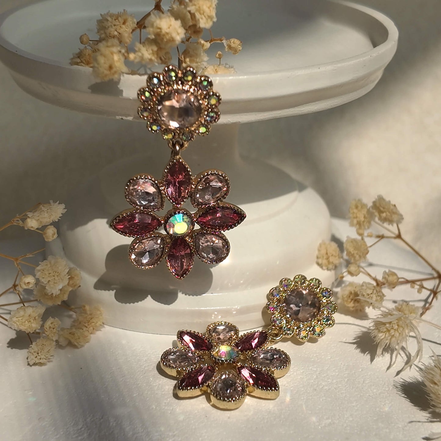 Monet Garden Queen's Floral Dangles