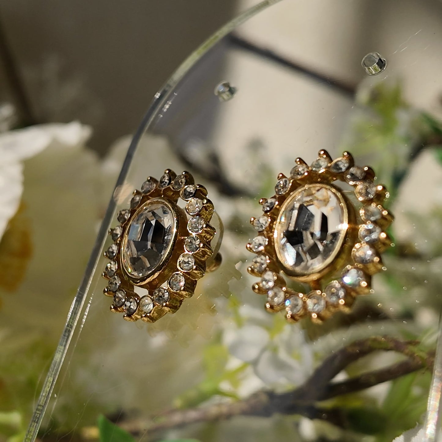 TRIFARI Crystal "Magic Mirror"  Studs