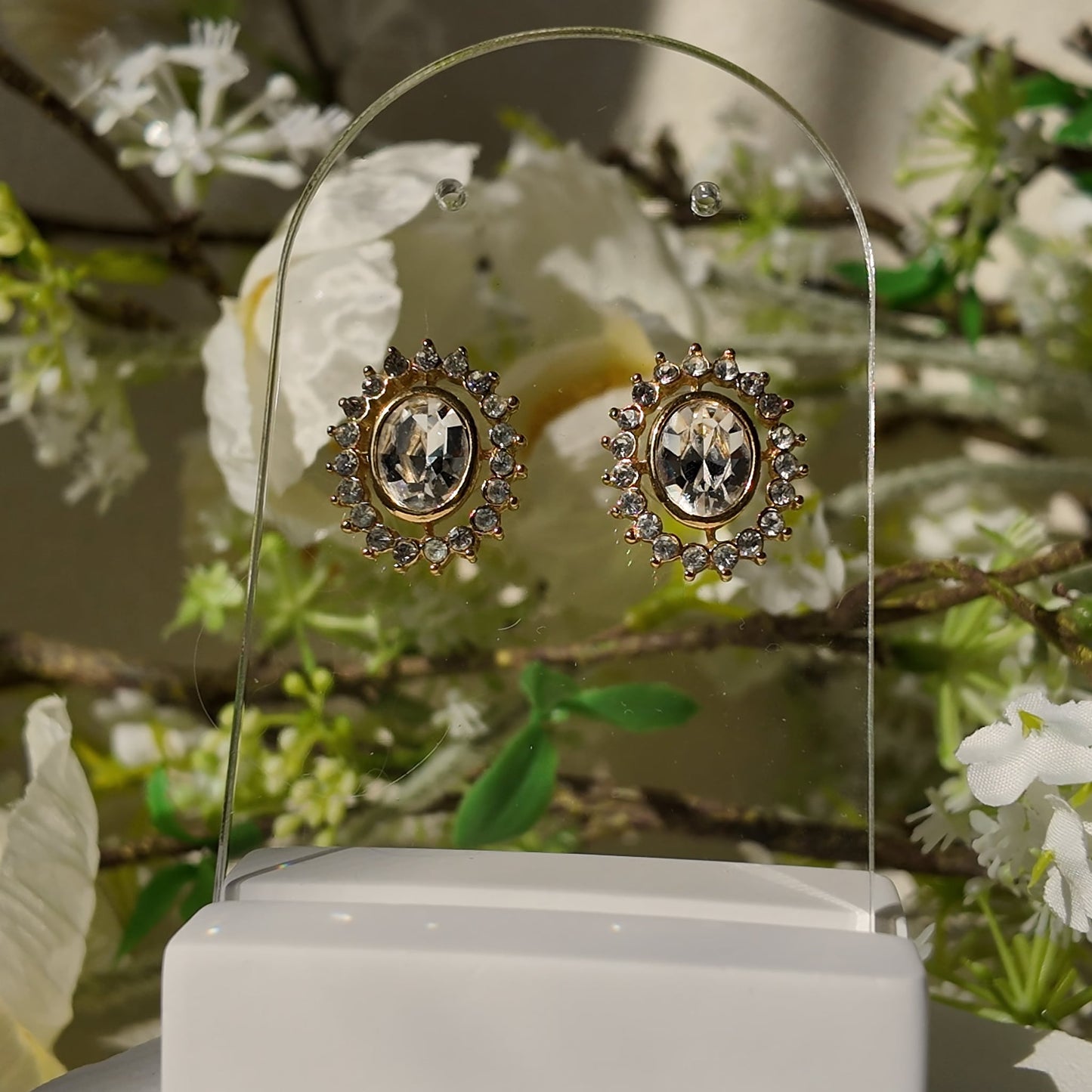 TRIFARI Crystal "Magic Mirror"  Studs