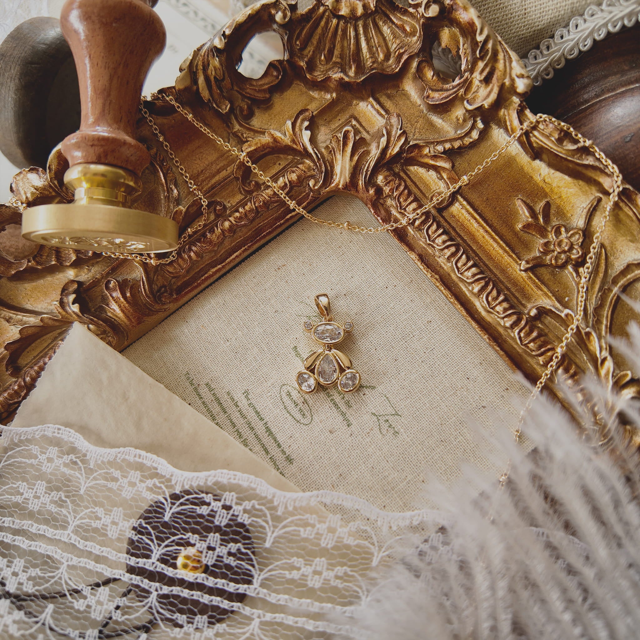 The Dancing Teddy Pendant