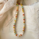 The Citrus Fiesta Silk Jade Necklace
