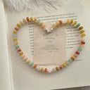 The Citrus Fiesta Silk Jade Necklace