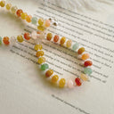 The Citrus Fiesta Silk Jade Necklace