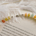 The Citrus Fiesta Silk Jade Necklace