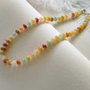 The Citrus Fiesta Silk Jade Necklace